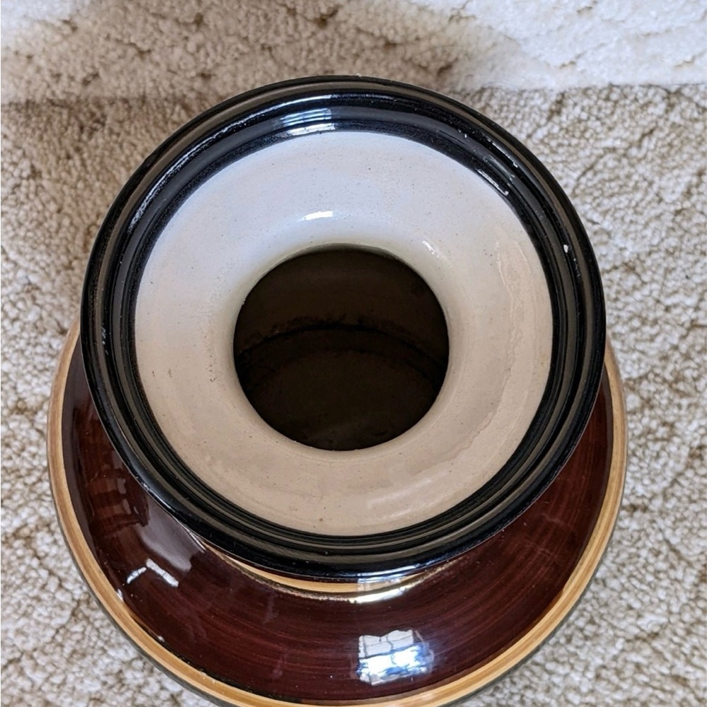 Rosenthal Netter Mid Century Modern MCM Bitossi Italy Ceramic Vase ~ Aldo Londi - Picture 7 of 8